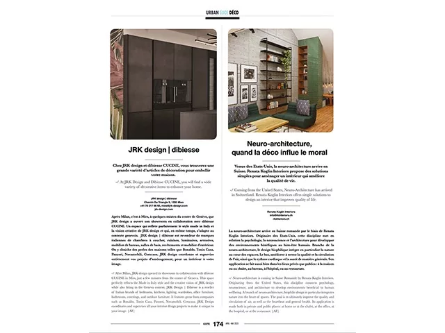 Cote Magazine Switzerland – Neuro-architecture when the decoration affects the mood