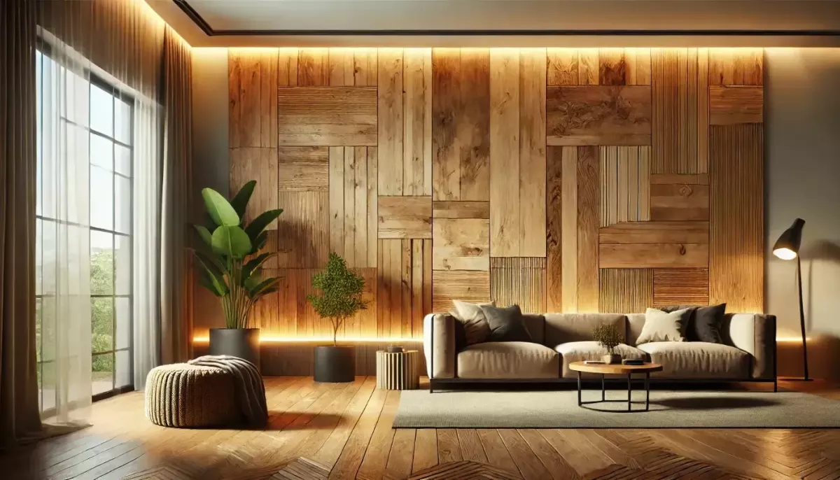 Decorative wood wall: bring a natural touch to your decor