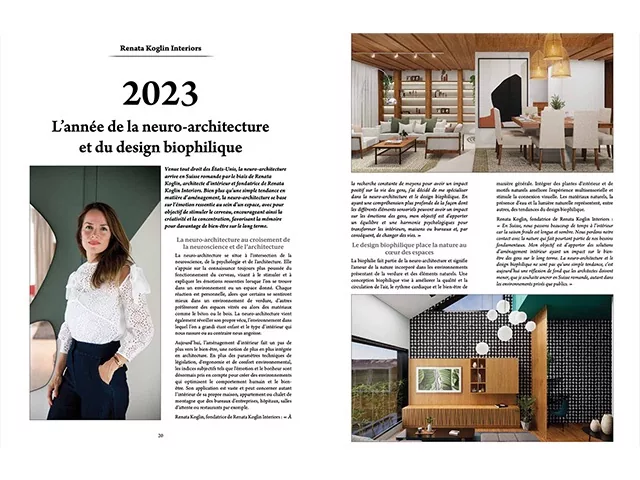 Femmes & Sports – 2023 L’année de la neuro-architecture et du design biophilique