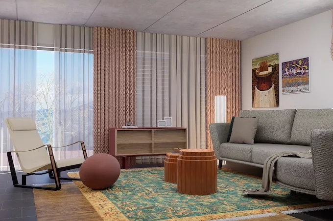 Les Fontaines, Interior design · villa · 2
