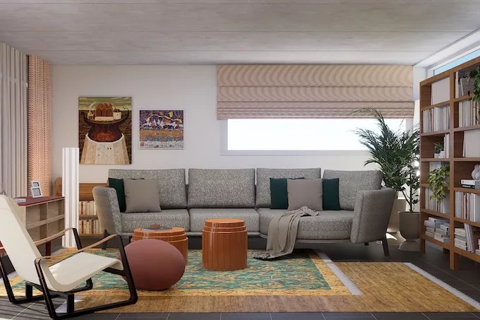 Les Fontaines, Interior design · villa · 3