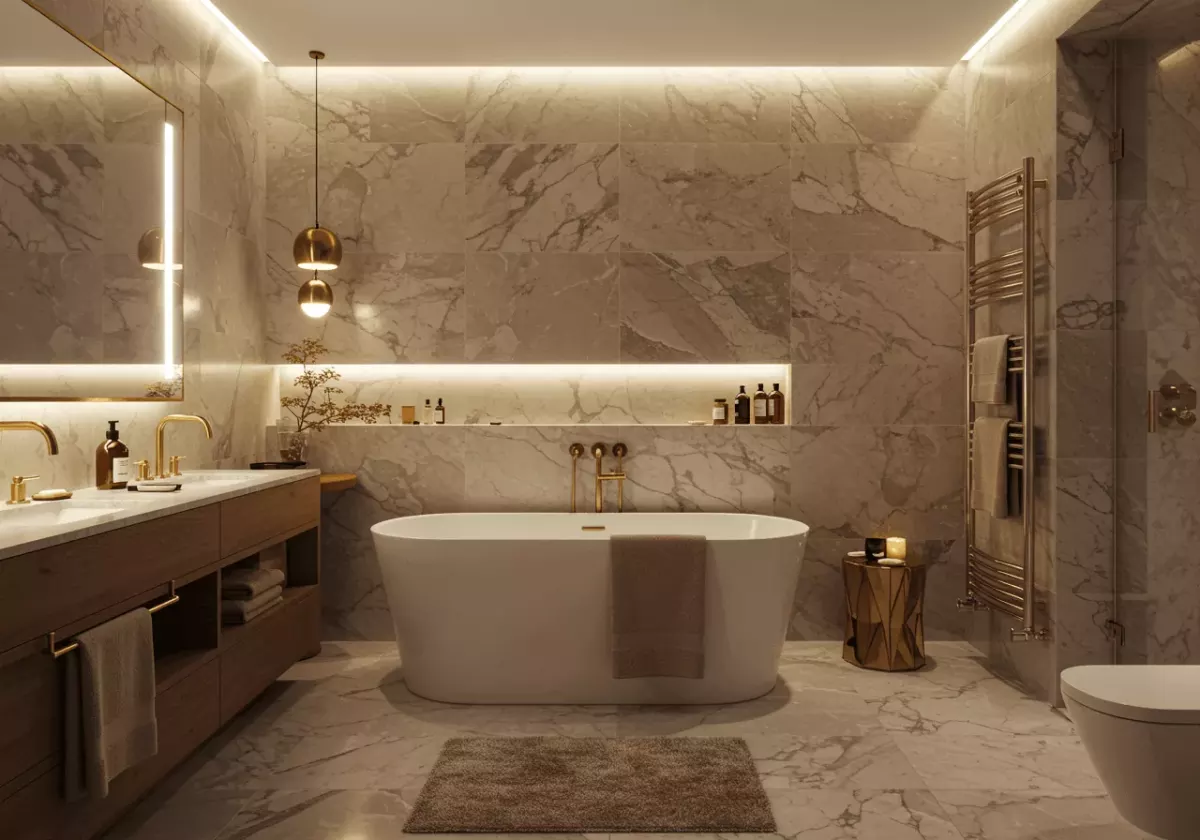 Banheiro de luxo em casa: transforme seu espaço em um spa particular