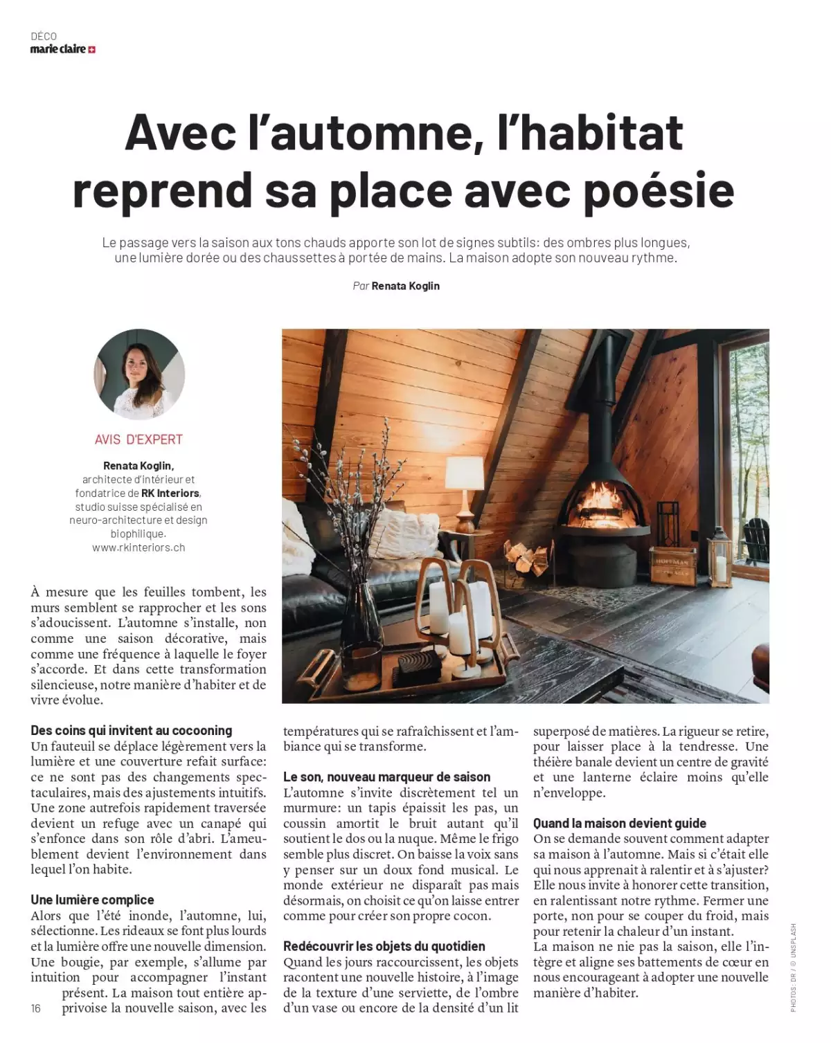 Marie Claire – Decoração de Interiores: quando a casa respira o outono