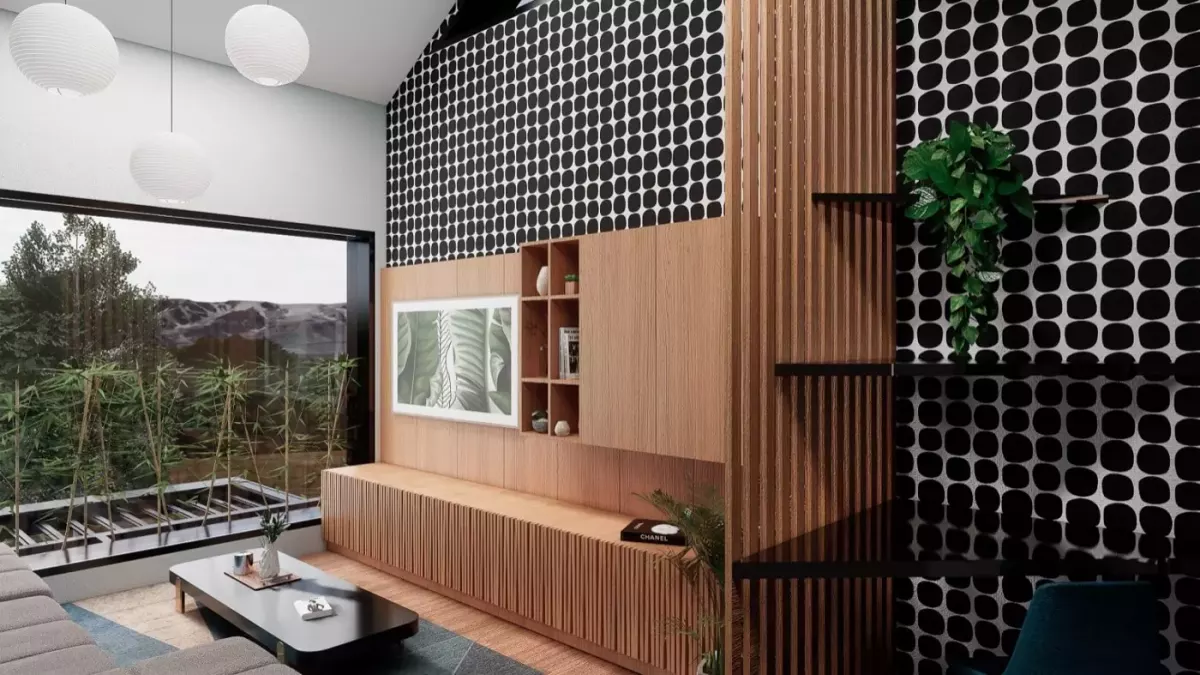 Mornex, Interior design · village house