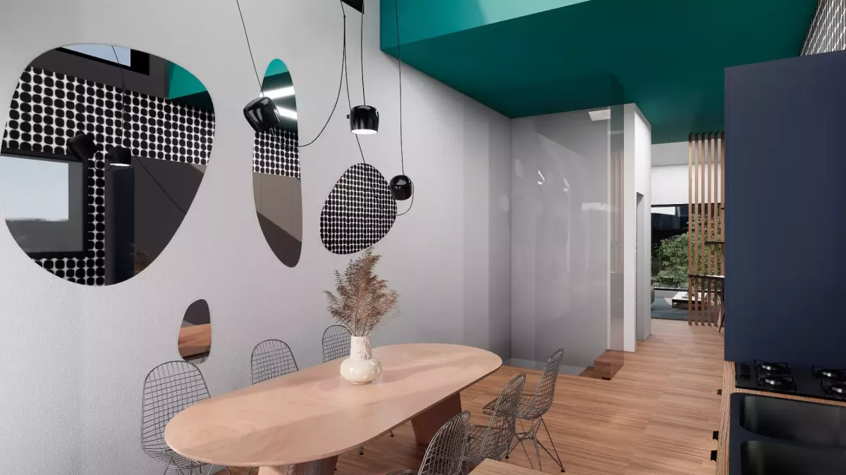 Mornex, Interior design · village house · 3