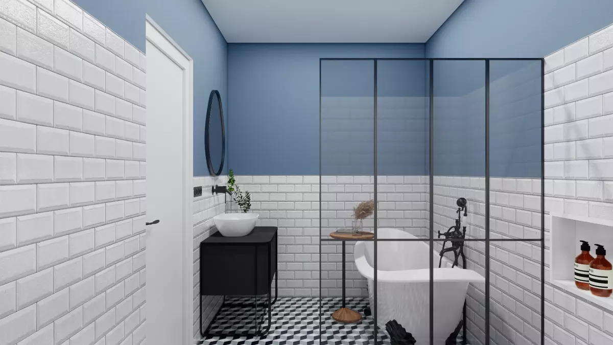 Porte du Chateau, Design d'intérieur · maison de village · 7