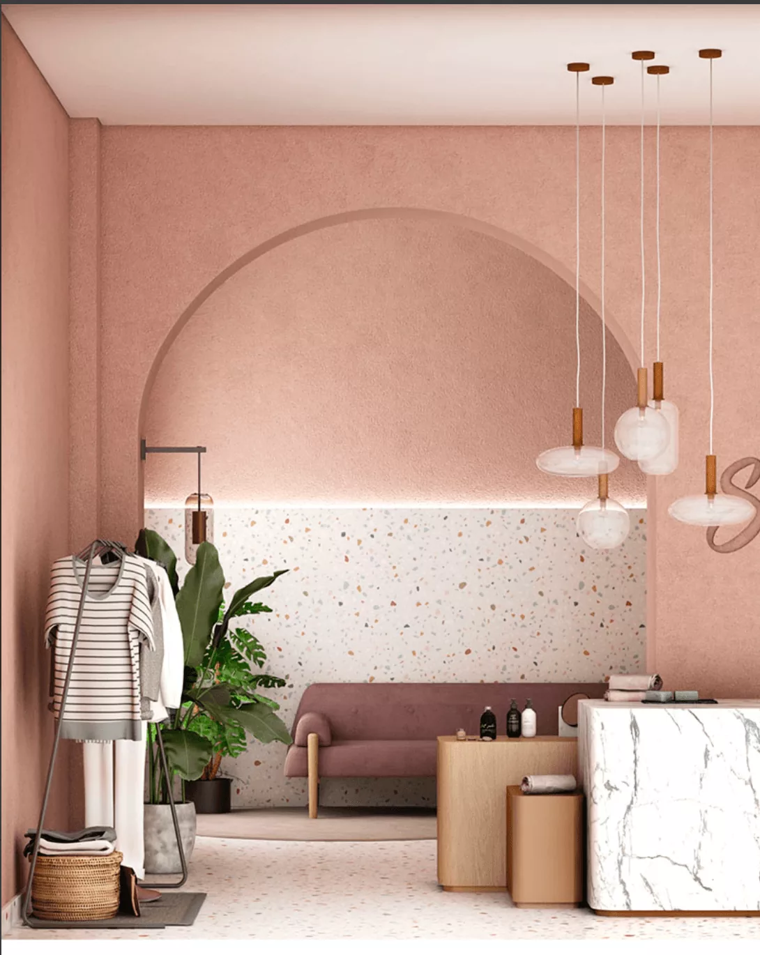 Shop Pinky, Interior design · shop
