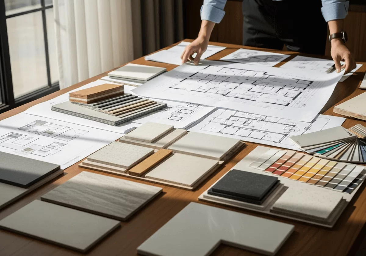 Les étapes d’un projet d’intérieur : diagnostic, concept, plans, matériaux et exécution